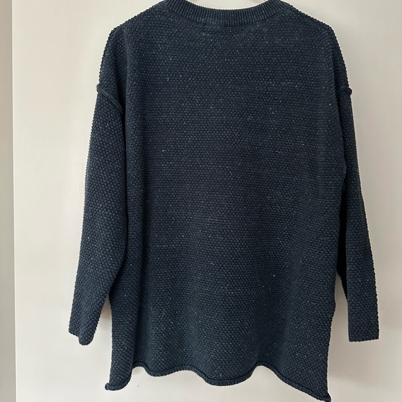 Free People Hailee Sweater Set Navy Heather size S - Picture 2 of 7